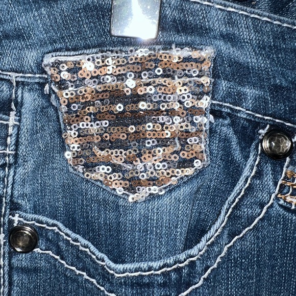 Seven7 Sequined Legging Jeans - Picture 3 of 15